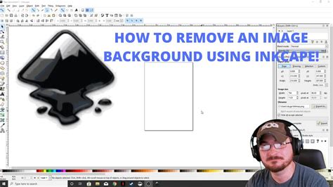 How To Remove The Background From An Image Using Inkscape Youtube