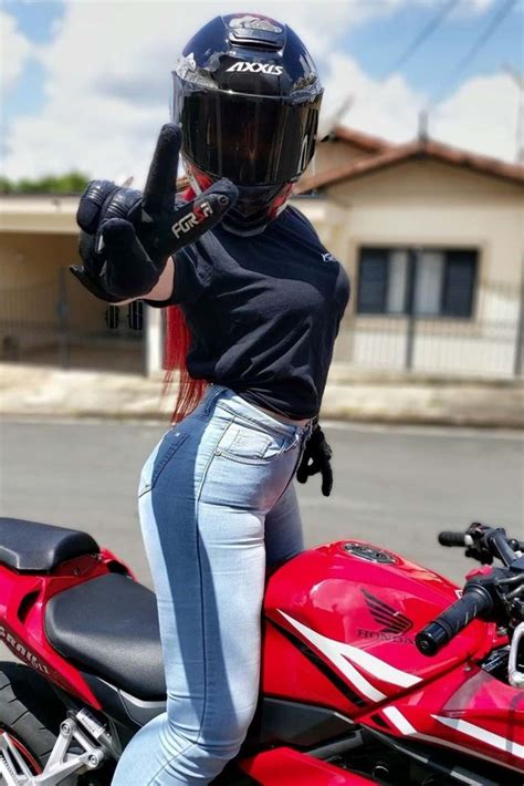 Motorcycle Girl Paulinha Souza And Her Honda ~ Brazil Modifiedx