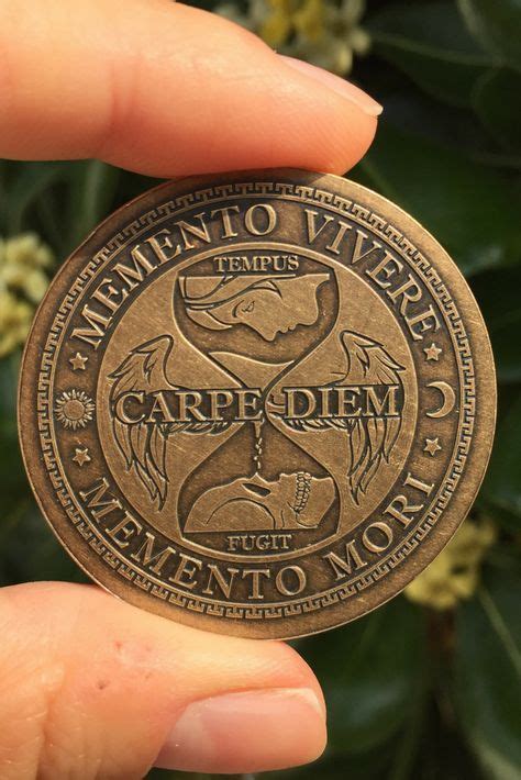 Maybe you would like to learn more about one of these? Carpe Diem Coin.Memento Vivere - Remember to live / Carpe ...