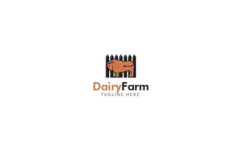 Dairy Farm Logo Design Template 191656 Templatemonster