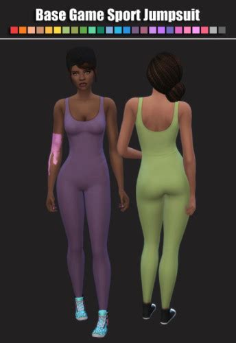 Base Game Sport Jumpsuit At Maimouth Sims Sims Updates
