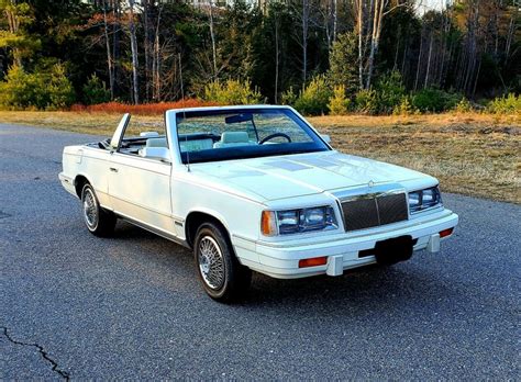 1986 Chrysler Lebaron Convertible Turbo Summer Cruiser All Original No