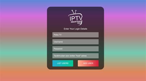 IPTV Smarters Pro Smarters Player Installieren Petra TV