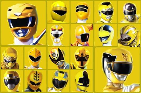 All Yellow Rangers Power Rangers Pinterest Ranger