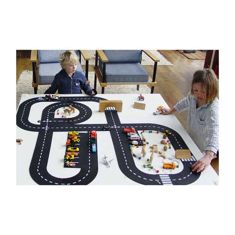 King Of The Road 40 Pieces Toy Road Kids Safe Playmat