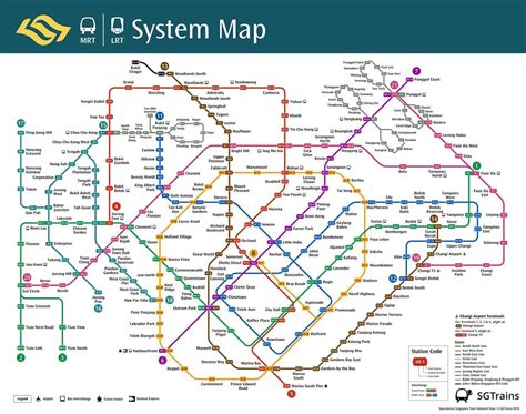 20 Mrt Maps Of Singapore Singapore Map Map System Map