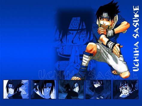 Wallpaper Illustration Anime Boys Blue Background Cartoon Naruto