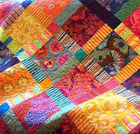 Bright Floral Quilt Sew Many Quilts So Little Time Colorful