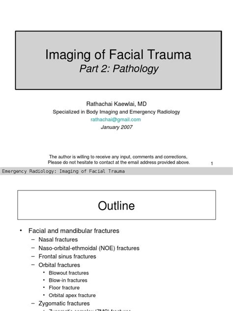 Imaging Of Facial Trauma Part 2 1222353494544280 8 Pdf Pdf Human