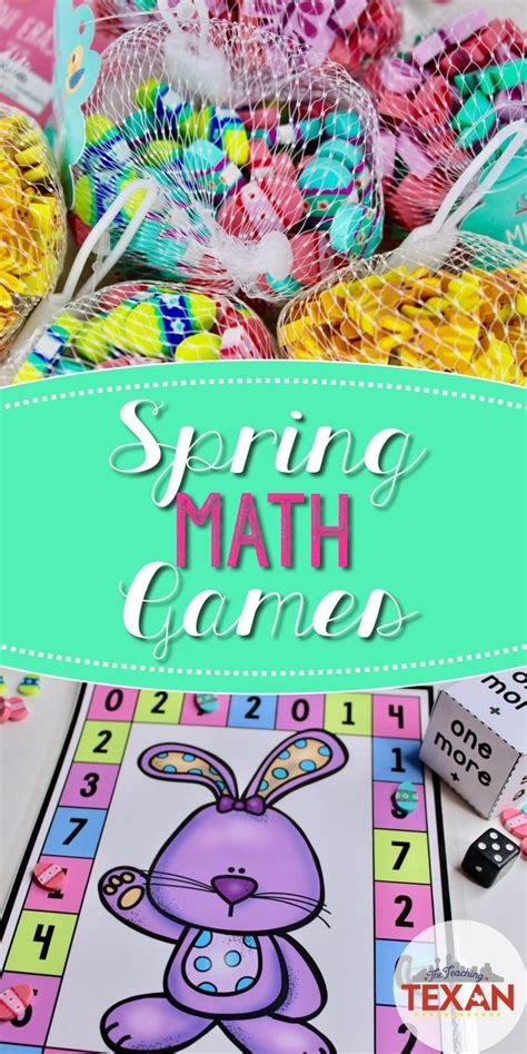 Explore the entire kindergarten math curriculum: Grow Strong Minds with Spring Math Games | Math games ...