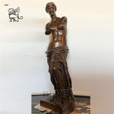 BLVE Venus Bronze Sculpture Life Size Greek Goddess Aphrodite Statue Metal Naked Roman Outdoor