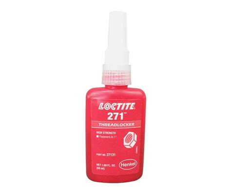 Henkel 27131 Loctite 271 Red Mil Spec Low Viscosity High Strength
