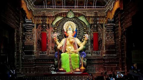 Lalbaugcha Raja Wallpapers Wallpaper Cave