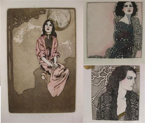 Igavel Auctions Dawn Marie American Th St C Group Of Etchings