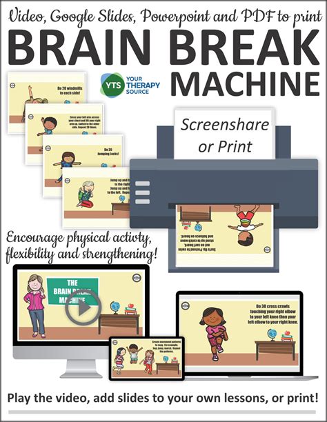 Brain Breaks For Kids Classroom Or Online Learning Tool Your