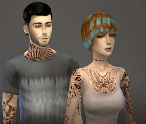 My Sims 4 Blog Tattoos For Males And Females By Onelama