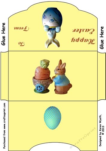 Easter Egg Bunny Money Wallet Cup11011722606 Craftsuprint
