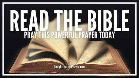 Prayer To Read The Bible Powerful Prayer For Reading Gods Word Daily