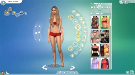 Hot Girl Sim The Sims 4 Cas Youtube