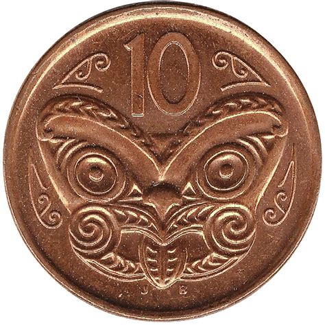 10 Cents - Elizabeth II (4th portrait; magnetic) - New Zealand - Numista