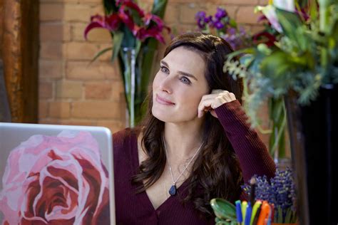 Brooke Shields As Abby Knight On Flower Shop Mysteries Snipped In The