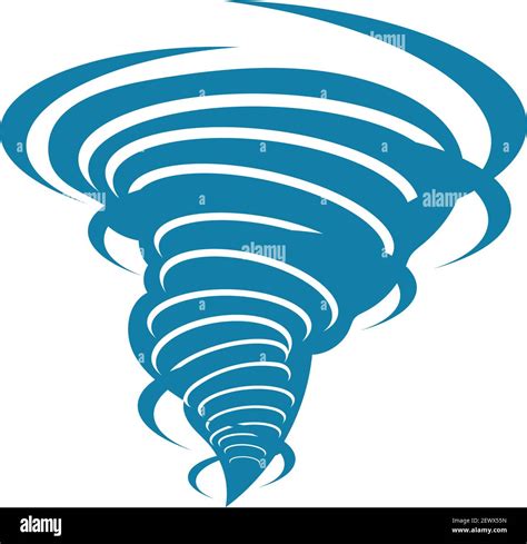 Tornado Vector Icon Illustration Design Template Stock Vector Image