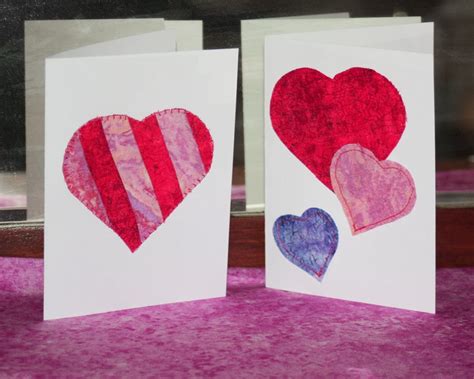 Inspired By Fabric Quick And Easy Valentines Day Cards