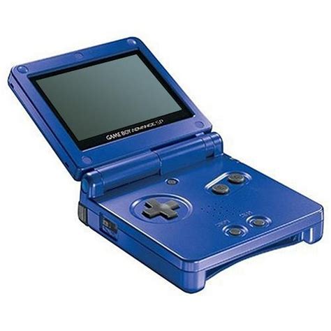 Gameboy Advance Sp Console With Wall Charger Cobalt Blue Model 001