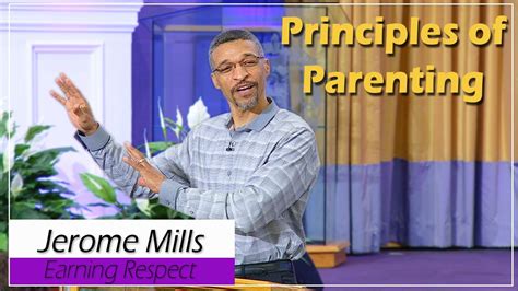 Pastor J Principles Of Parenting Earning Respect Youtube