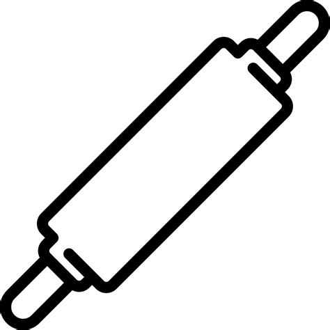Transparent Rolling Pin Png Rolling Pin Coloring Page Png Download Images