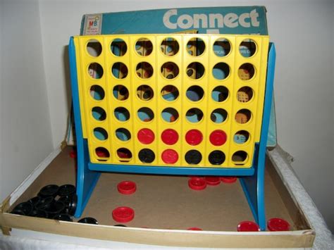 Vintage Connect Four Board Game From 1974 Original Box Only 5