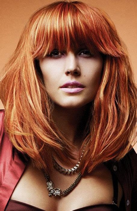 Chocolate brown hair + light brown highlights and red ends. 30 HOTTEST RED HAIR COLOR IDEAS TO TRY NOW - Hairs.London