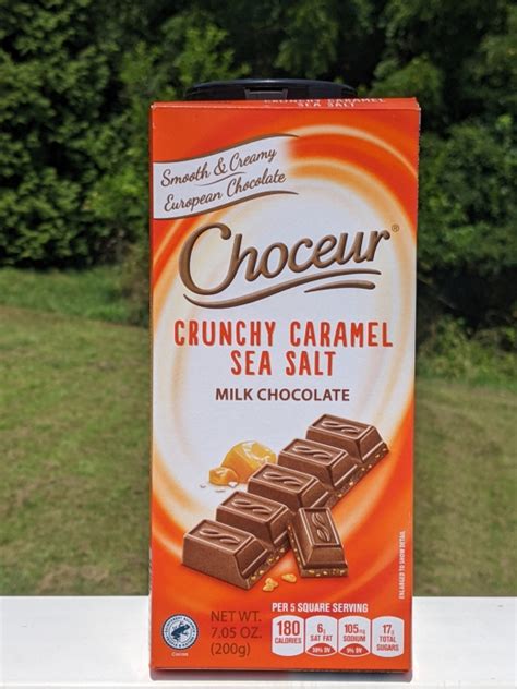 Choceur Crunchy Caramel Sea Salt Squares Oz Milk Chocolate