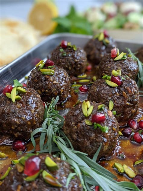 Moroccan Meatballs With Pomegranate Glaze Artofit