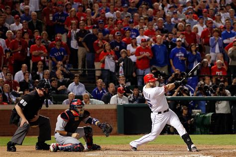 2011 World Series Texas Rangers One Win From Title After 4 2 Victory