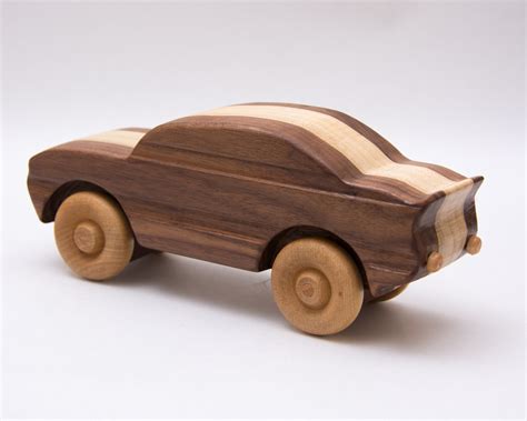 Muscle Car M0001 Handmade Wooden Toy Vehicle Car By Springer Wood Works