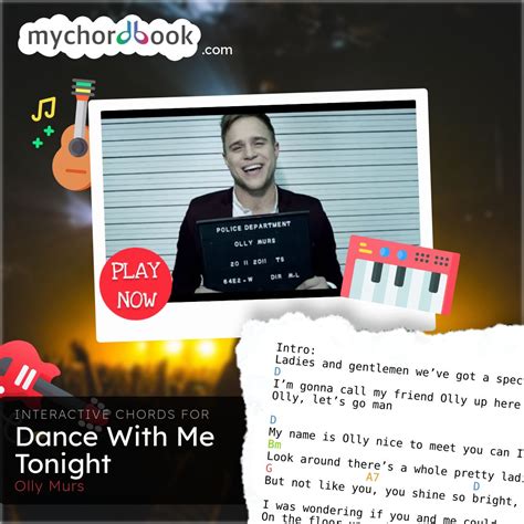 Olly Murs Dance With Me Tonight Chords
