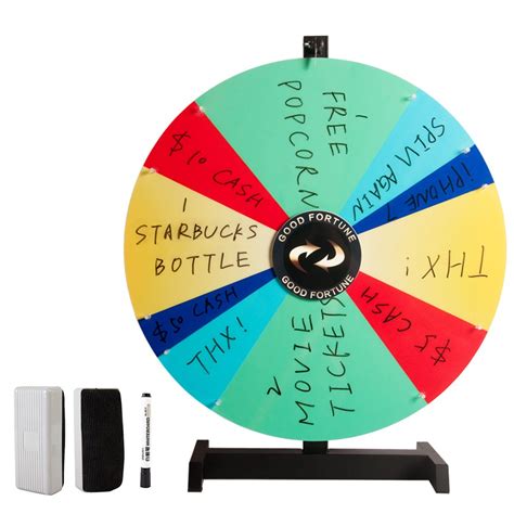 Witlucky Tabletop Spinning Prize Wheel Spin To Win Wheel Game 14