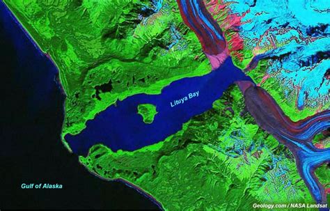 World S Biggest Tsunami Feet Tall Lituya Bay Alaska