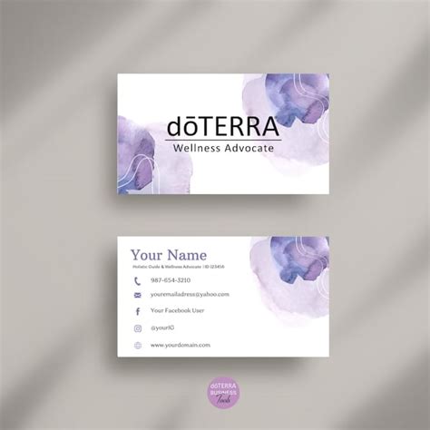 Doterra Business Cards Etsy