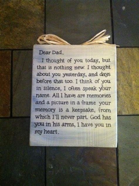 Dad Memorial Plaque By Overwhelmedbylove On Etsy Plaque Sign