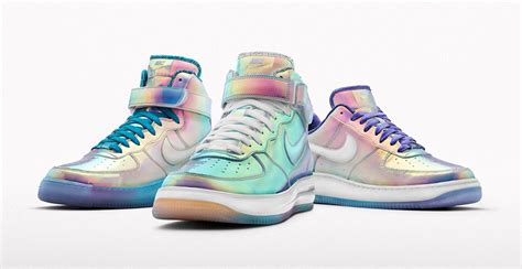 Nike Air Force 1 Id Iridescent Sneaker Bar Detroit