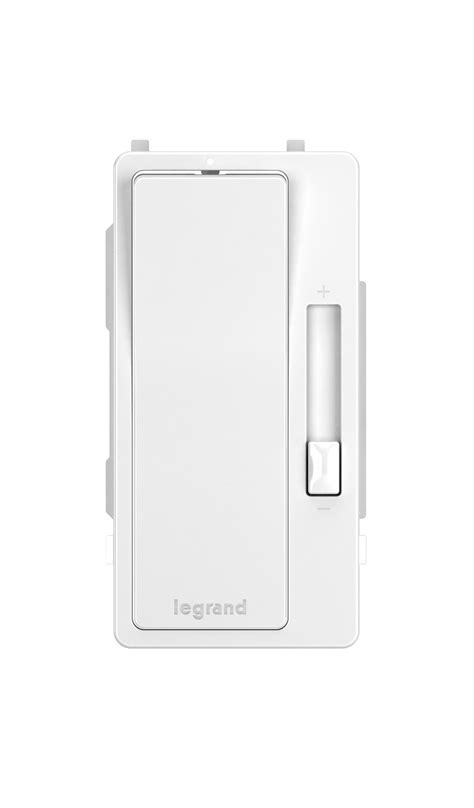 Align the edges of the dimmer plate with the wall plate of the switch, and press firmly for 30 seconds, per the 3m instructions. radiant™ Tru-Universal Single Pole/3-Way Dimmer, Tri-Color ...