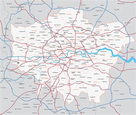 Greater London Districts 21 
