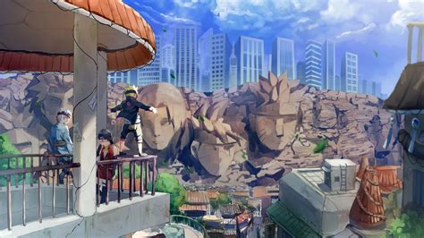 Naruto Konoha Background