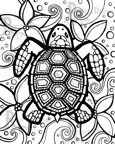 Top 20 cute turtle coloring pages for preschoolers: Sea Turtle Printable Coloring Pages at GetColorings.com ...