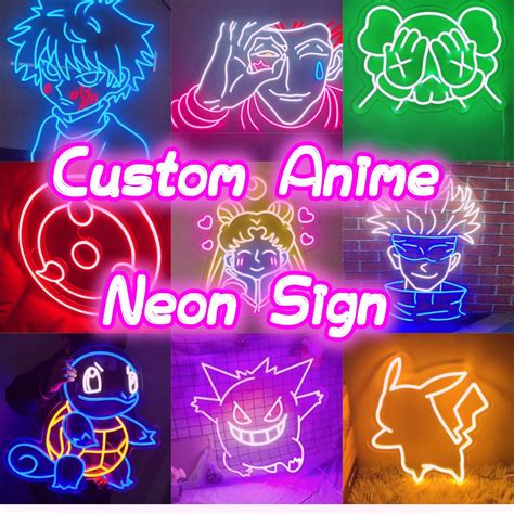 Anime Neon Sign Ubicaciondepersonascdmxgobmx