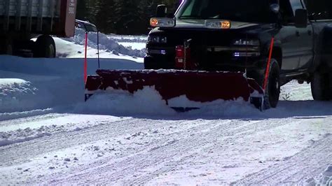 Snow Plowing Chevy Silverado Duramax Dually And Western Unimount Pro