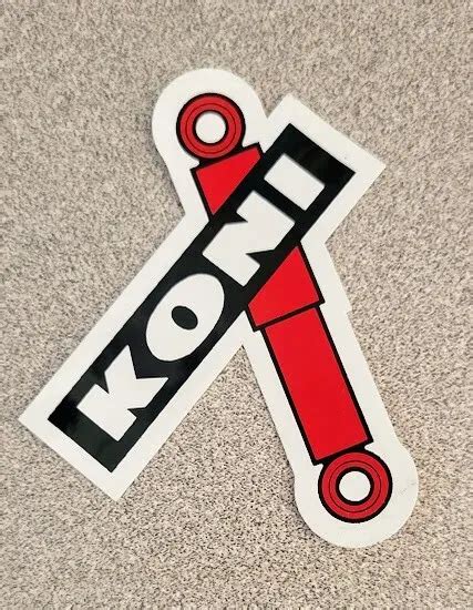 Vintage Koni Shock Suspension Stickerdecal 875 Picclick