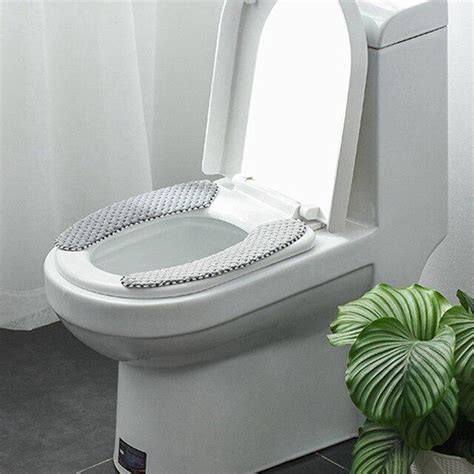 Buy Thick Toilet Seat Cover Velvet Cushion Wc Toilet Lid Cover